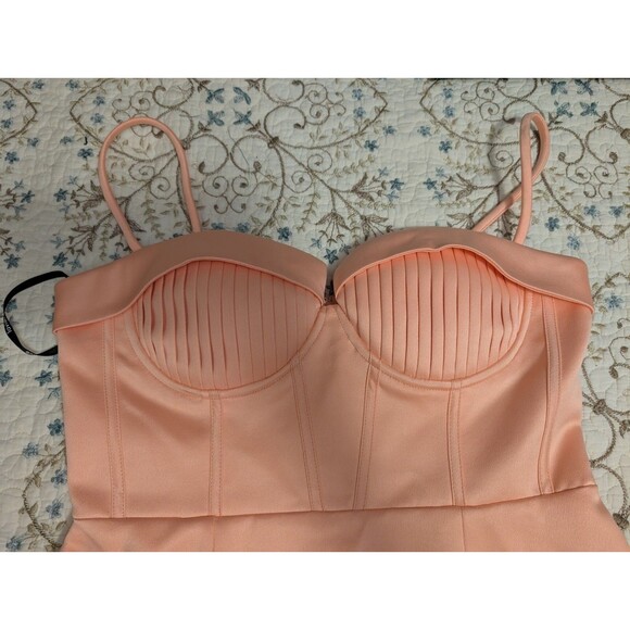 Lavish Alice Womens Pink Pleated Sweetheart Corset Sheath Dress US8 org. $298 - Picture 3 of 10